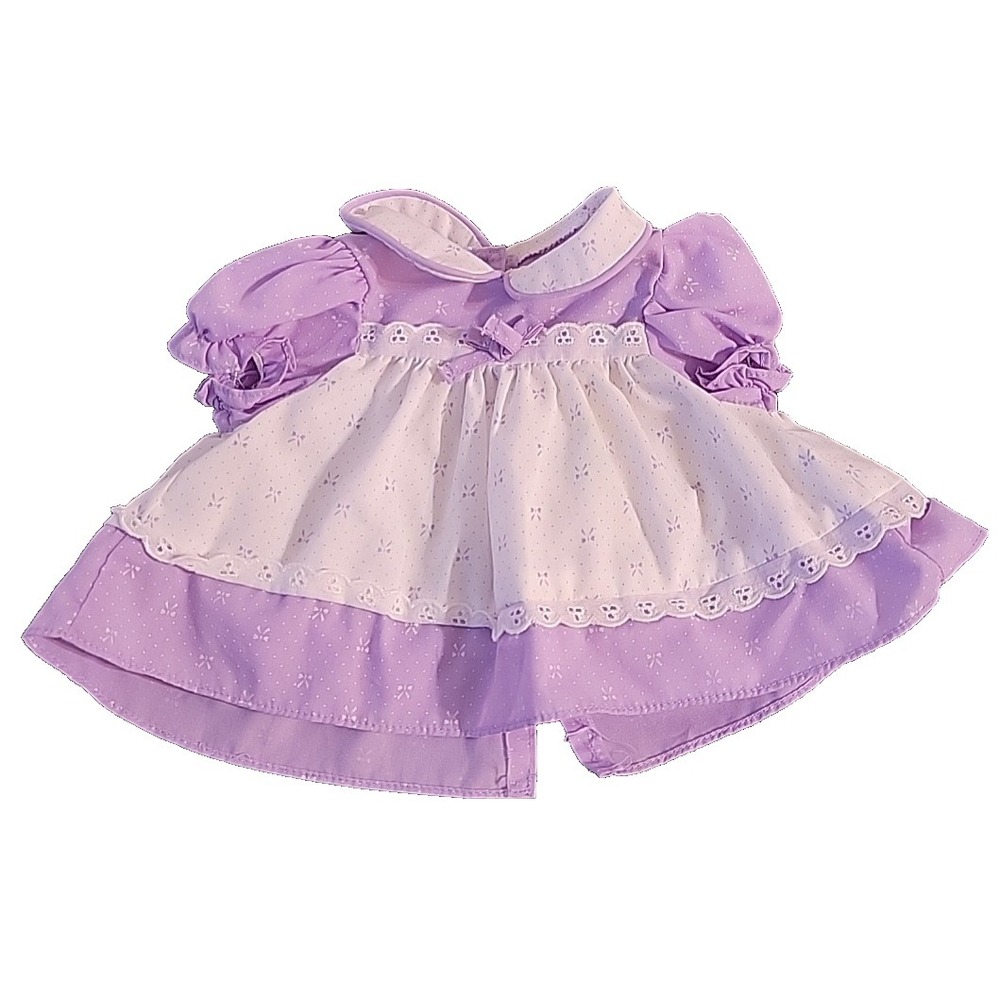 Vtg 1985 Hasbro Real Baby Doll 18" Dress replacement READ